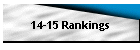 14-15 Rankings